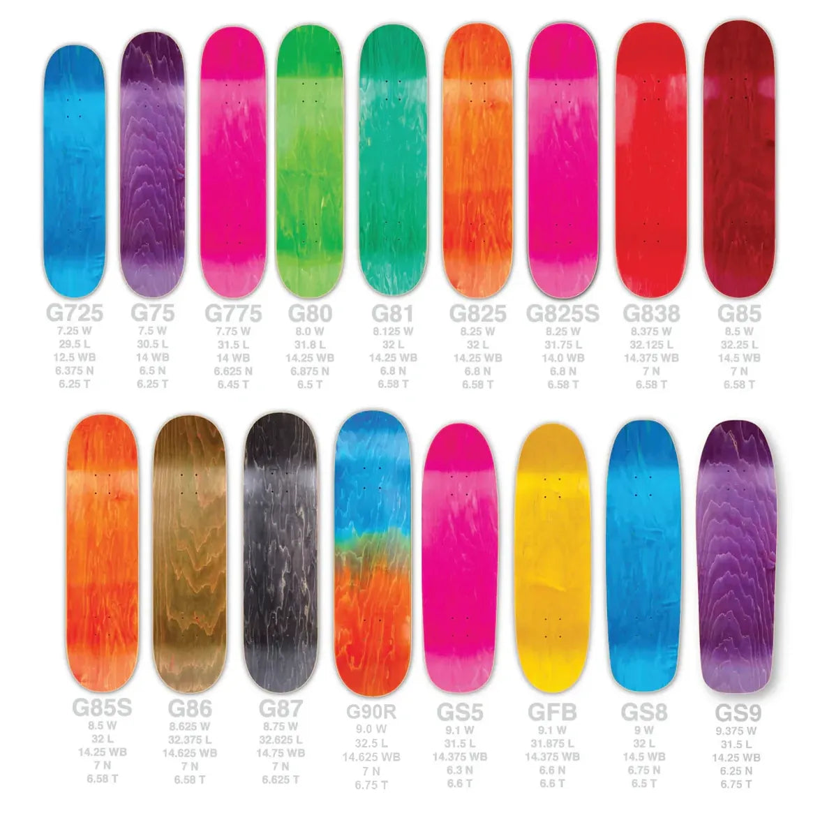 BBS MFG Egg Shape Skateboard Deck | Premium 9.1" Width | All-Terrain Cruiser