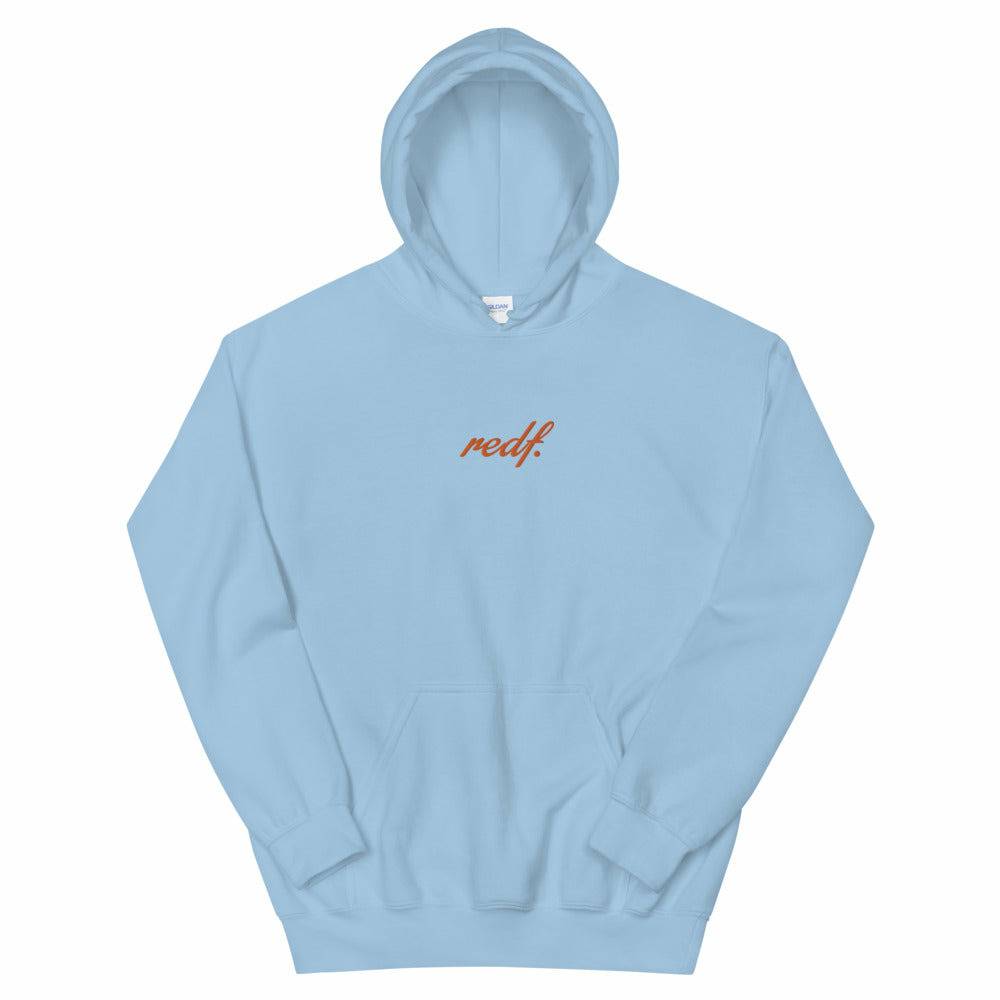 Redf Skateboards Script embroidered hoodie Club Distribution