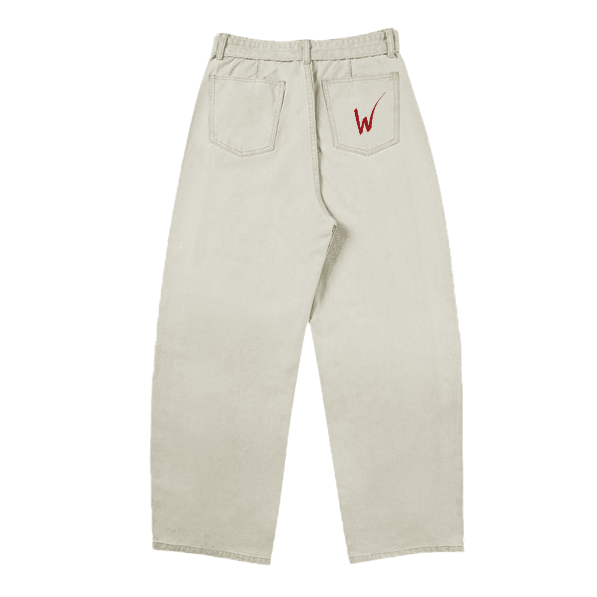 Washed Curved Blade Pants