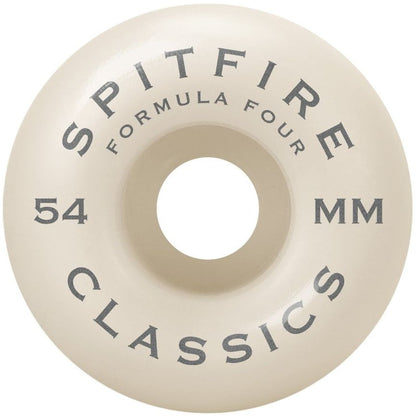 Spitfire Formula Four Classics Skateboard Wheels | 54mm 99A